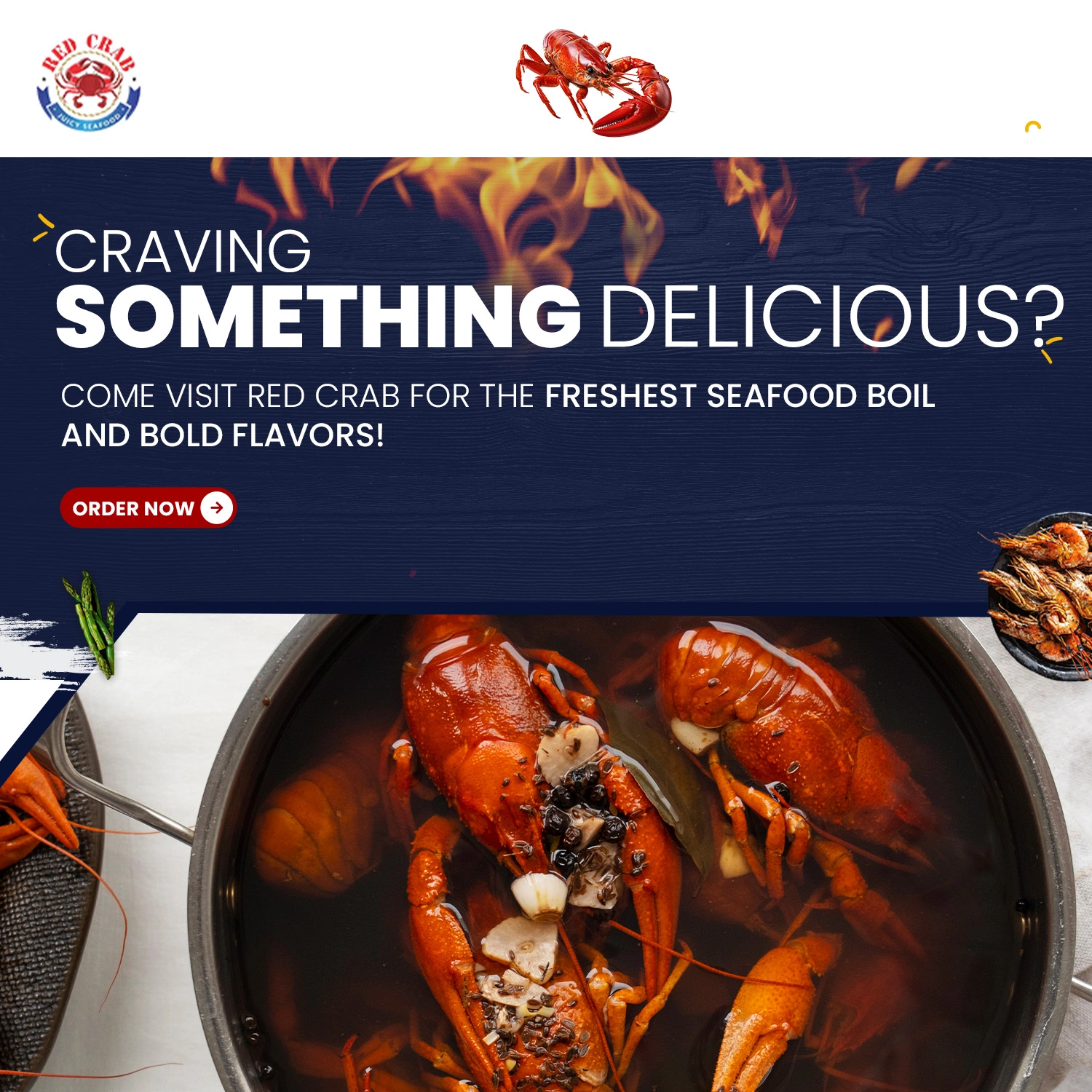 Red Crab Juicy Seafood