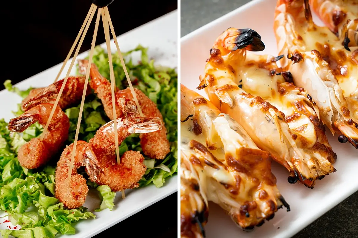 cajun-grilled-shrimp-skewers-grilled-lobster-tails-with-garlic-butter