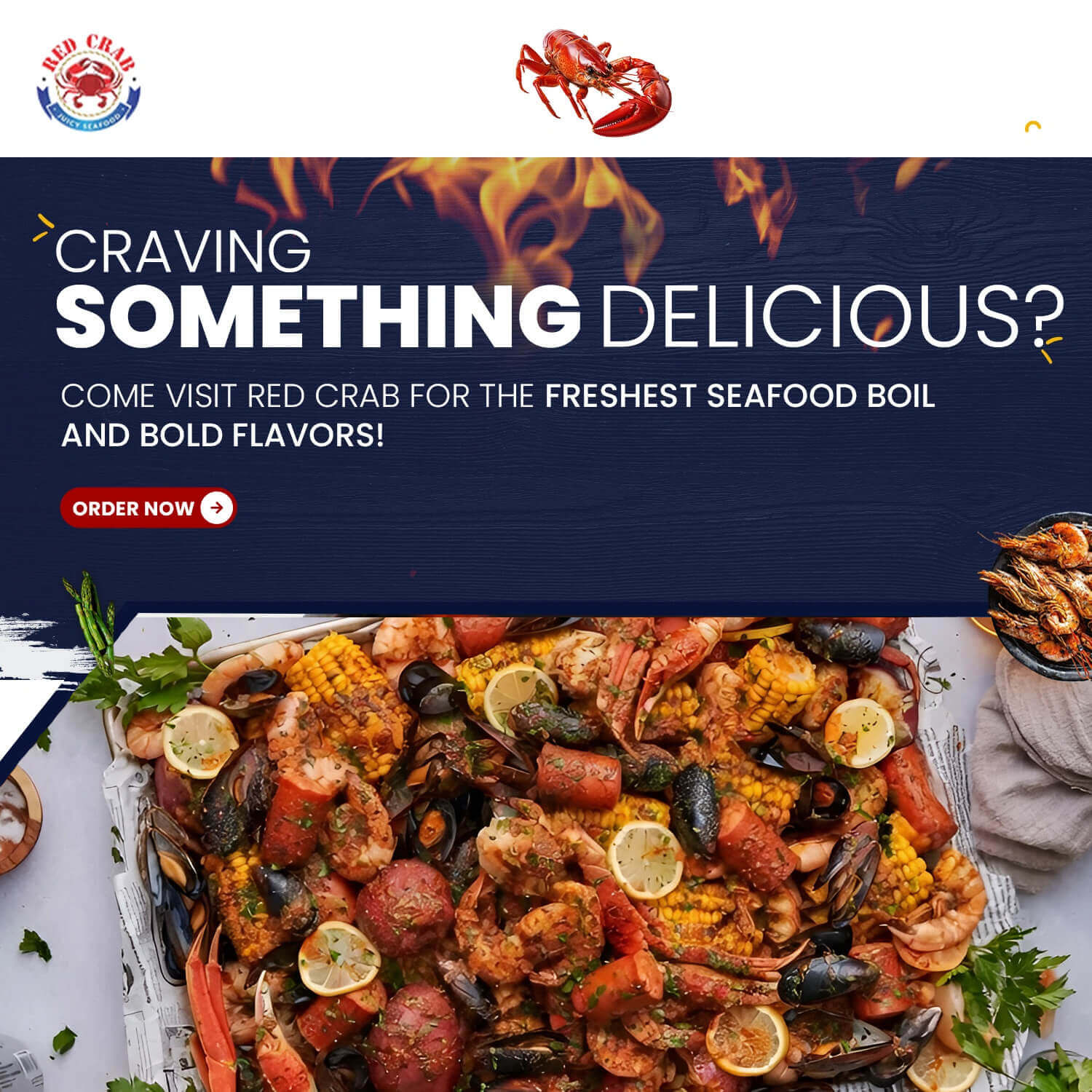 Visit Red Crab Seafood Boil Restaurant