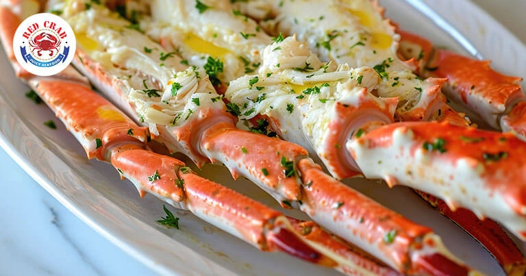 Crab Legs Recipe: Baked Crab Legs with Garlic Butter Sauce