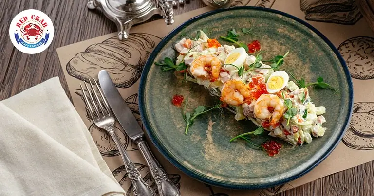 Seafood Salad Recipe with Creamy and Cajun Options