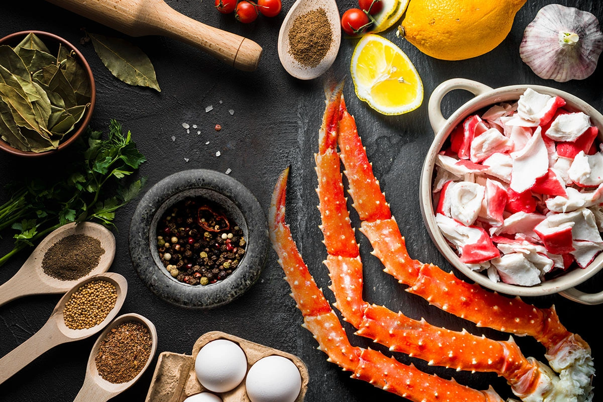 Ingredients for the Best King Crab Legs Recipe
