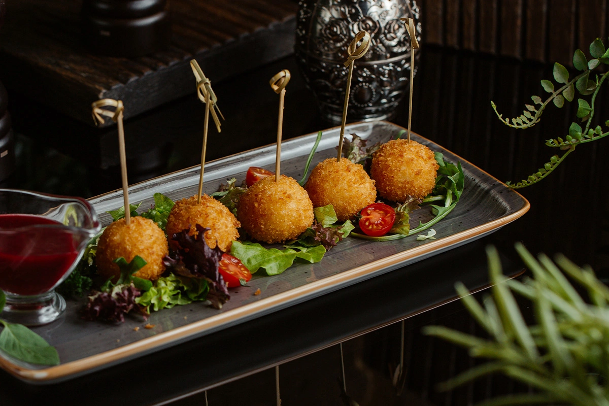 Serving Suggestions for Boudin Balls