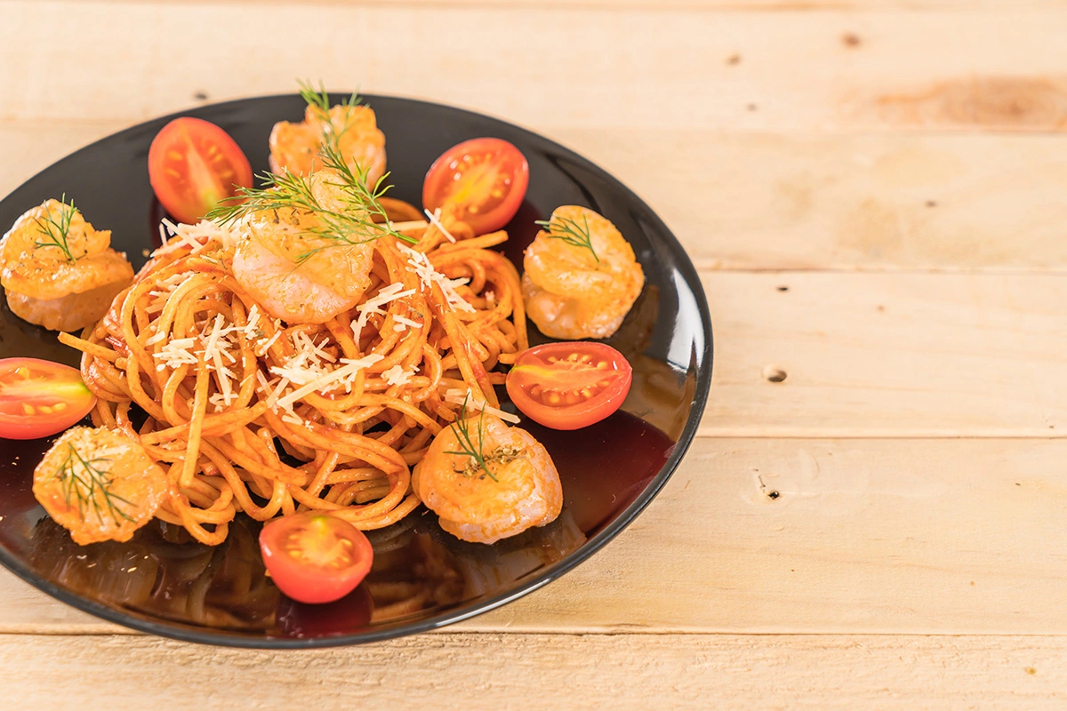 Shrimp Pasta for Thanksgiving