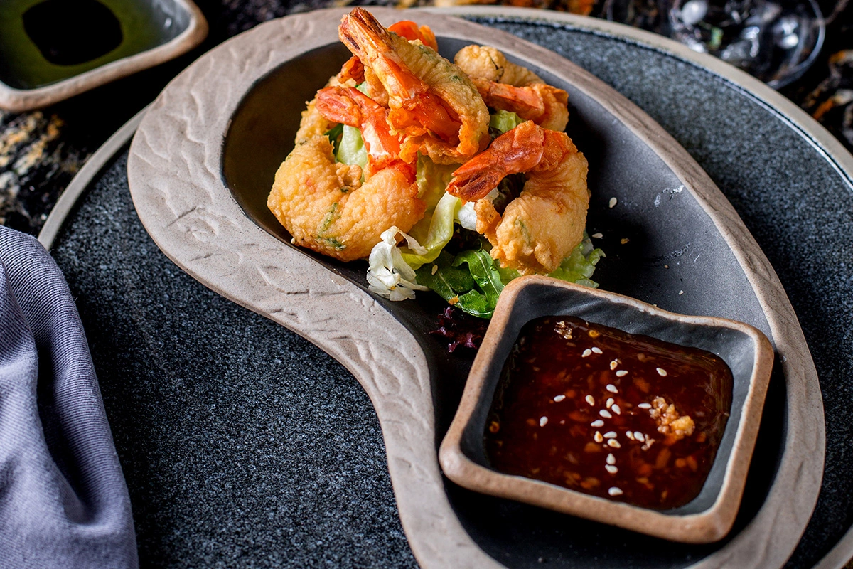 Shrimp with Lobster Sauce as a Main Course