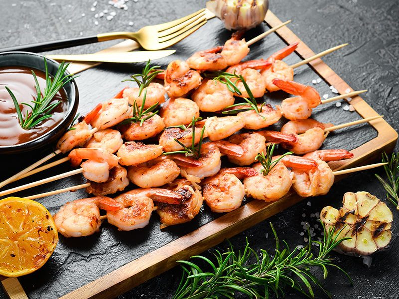 Classic Grilled Shrimp Skewers