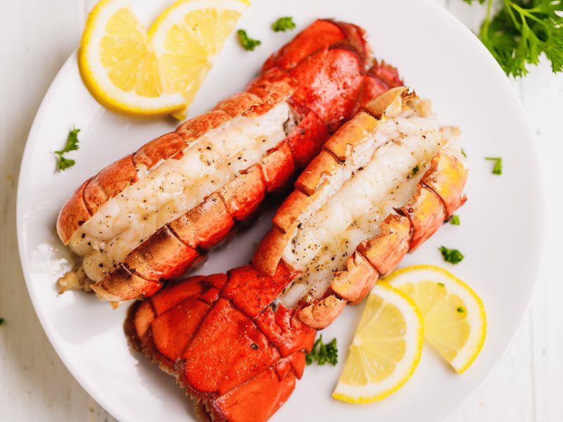 Right Selection of Lobster Tail