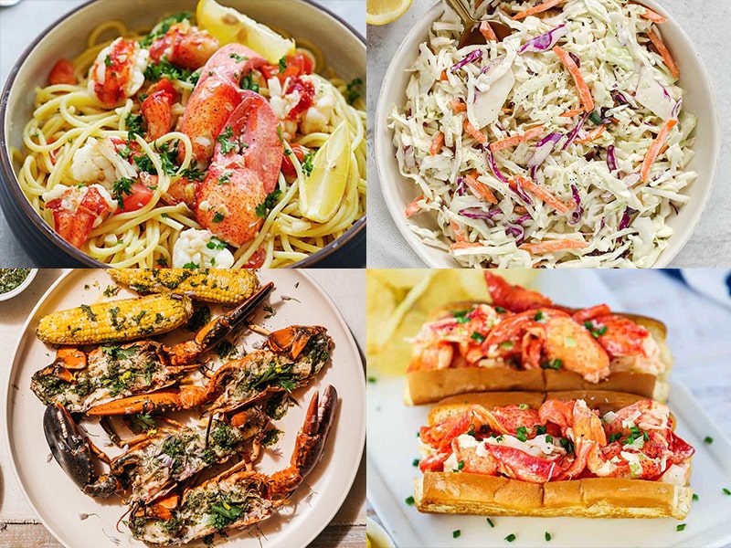 Sides Dishes Served with Lobsters