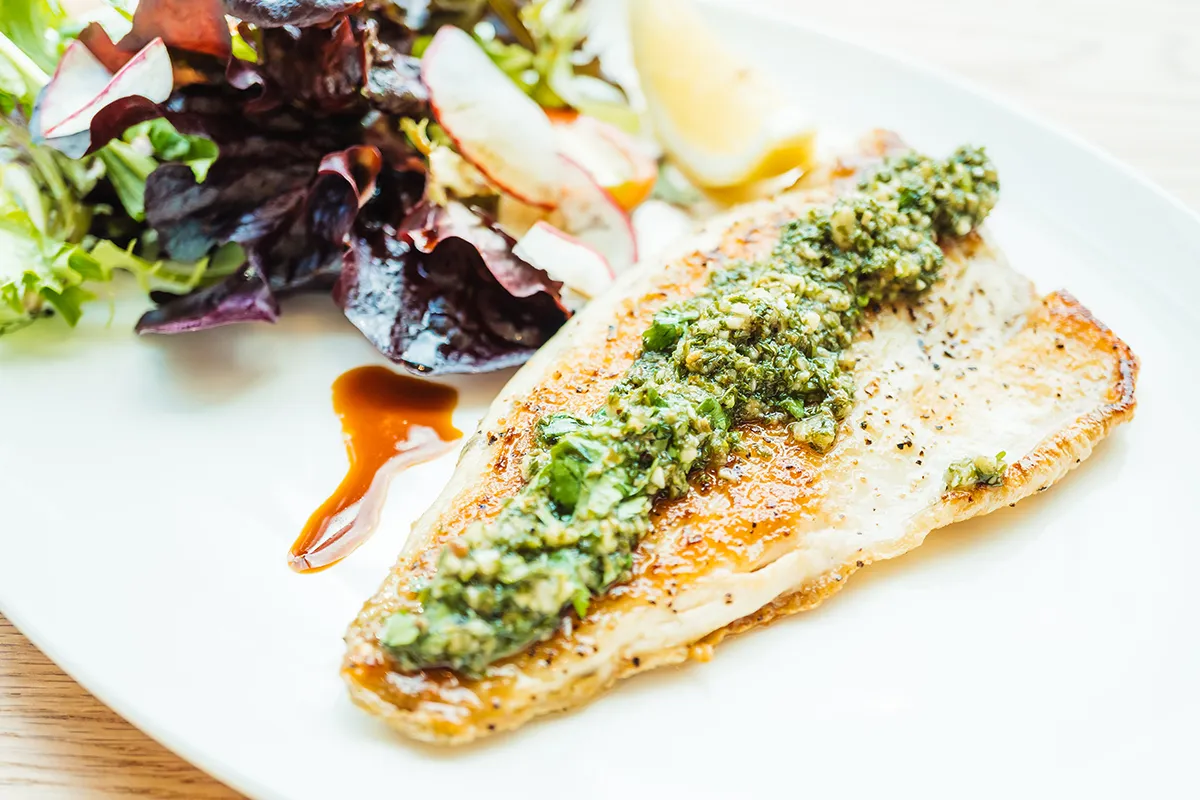 Baked Cod with Parmesan and Herbs Crust