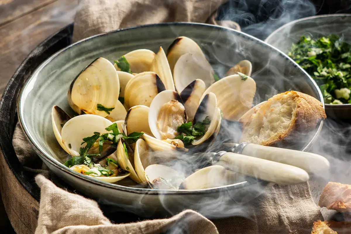 Get the Best Steamed Clams at Red Crab Juicy Seafood Restaurant