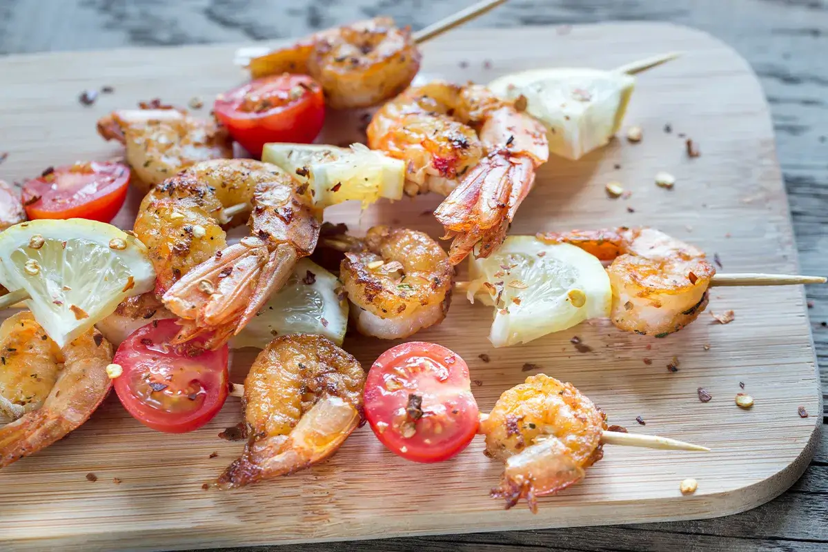 Recipe 5: Grilled Lemon Garlic Shrimp Skewers