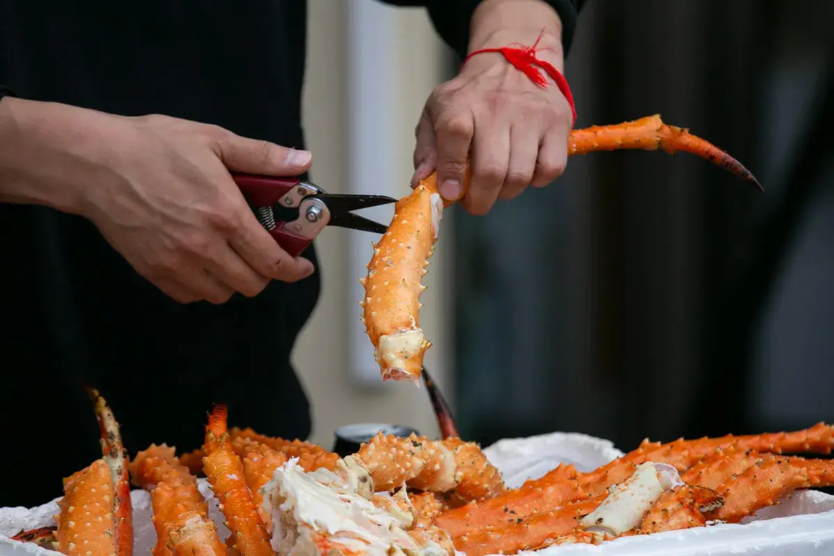 Fried King Crab Legs