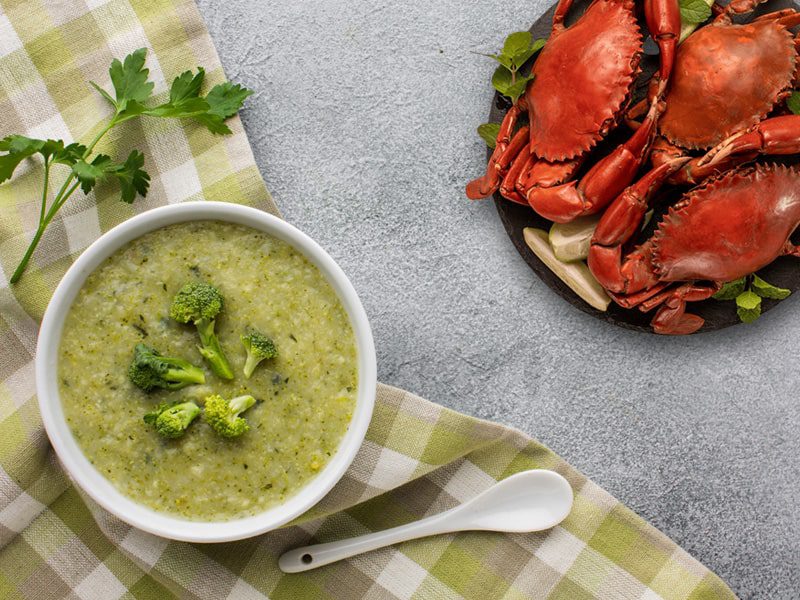 Crab and Asparagus Soup