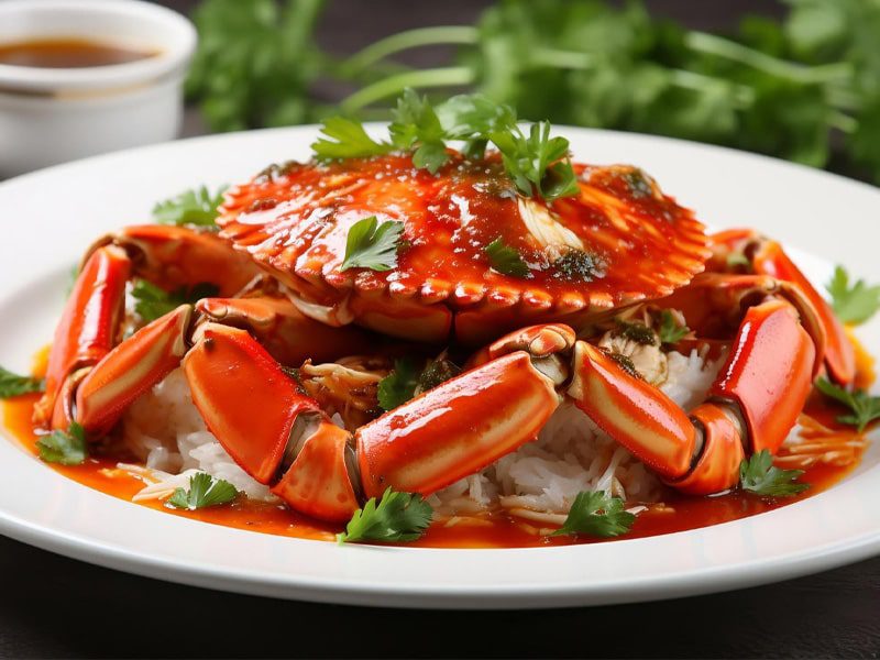 Chili crab is a diversed dish