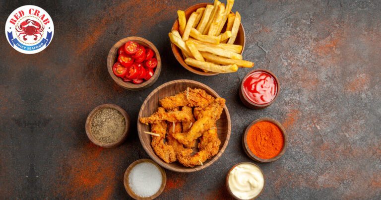 Making homemade Cajun fries