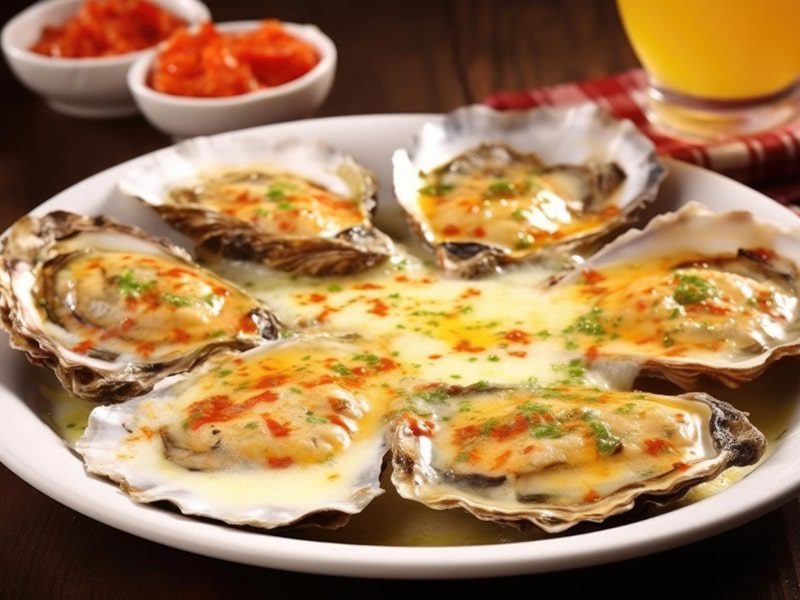 Grilled Garlic Butter Oysters