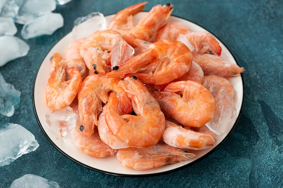 Freezing Shrimp