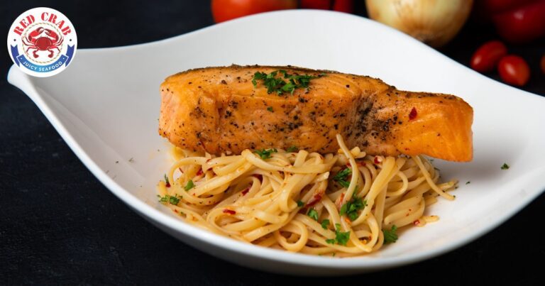 Explore the secrets to make the perfect lemon garlic fish pasta