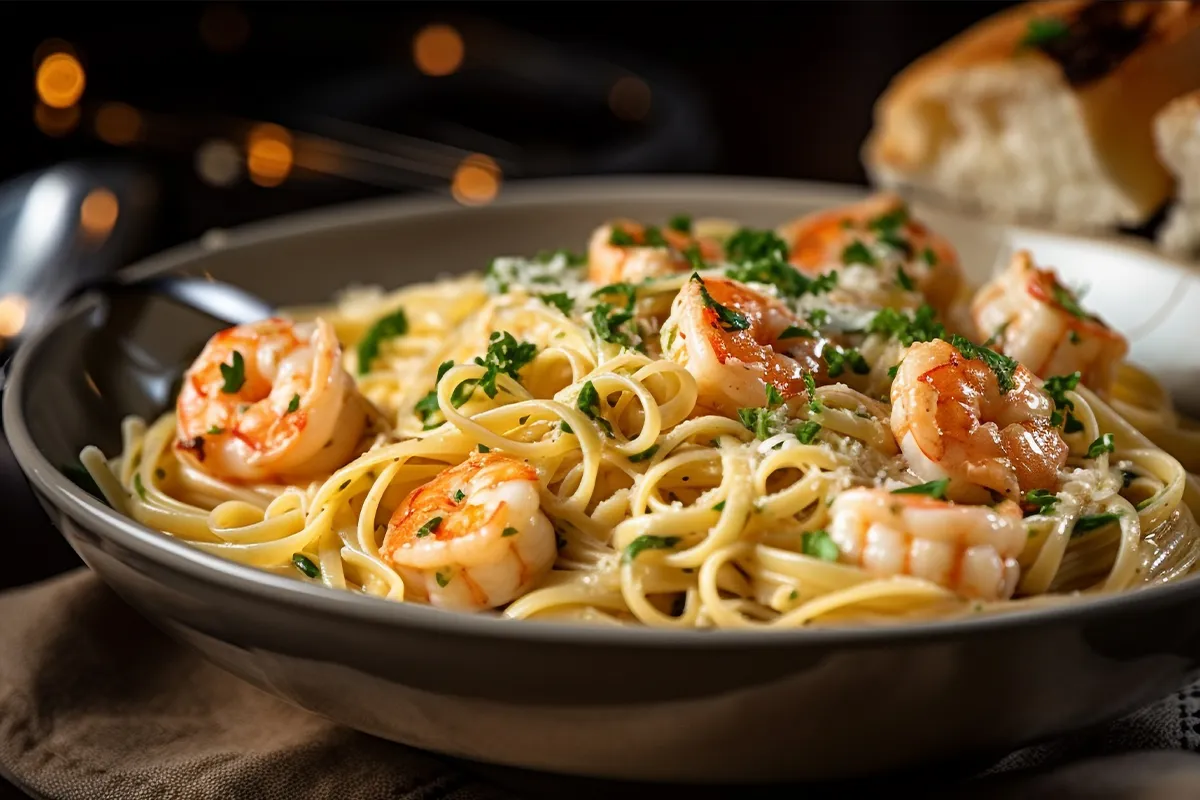 Garlic Butter Shrimp Pasta