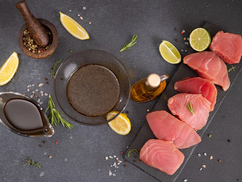 Ingredients for Tuna Tartare