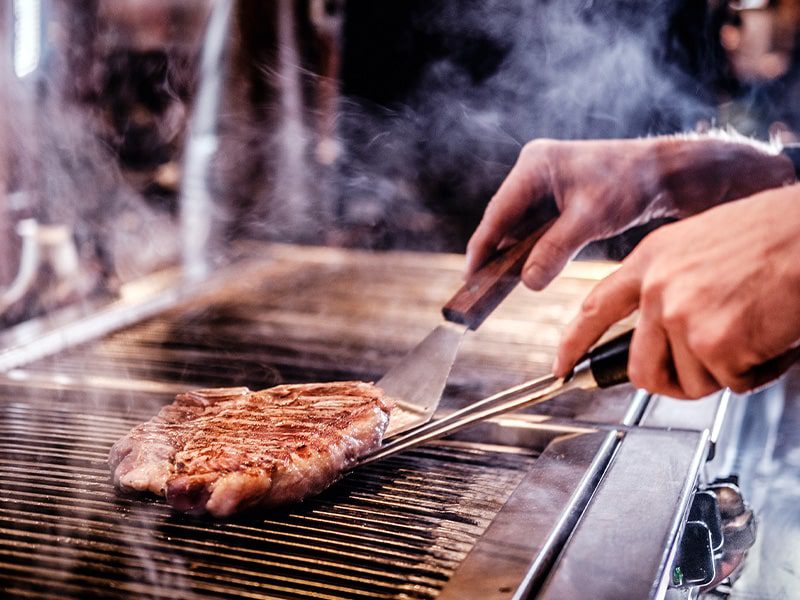 Preparing Steak