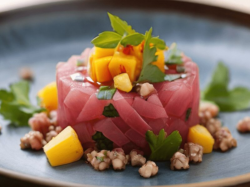 Variations for tuna tartare