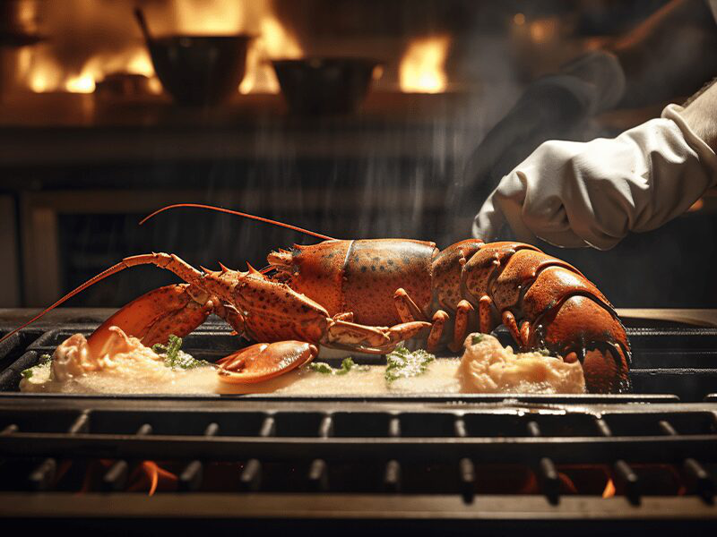 Storing and reheating lobster thermidor