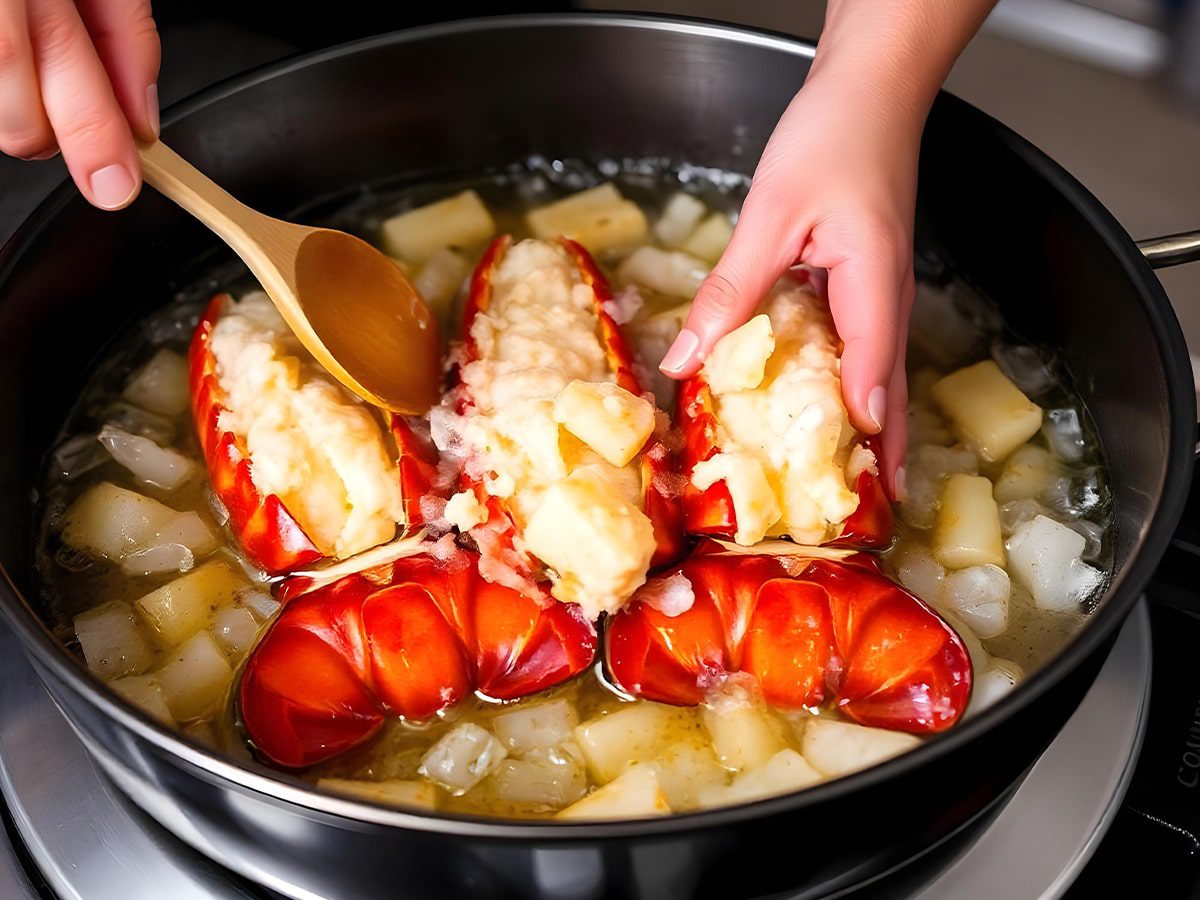 Boiling Lobster Tails