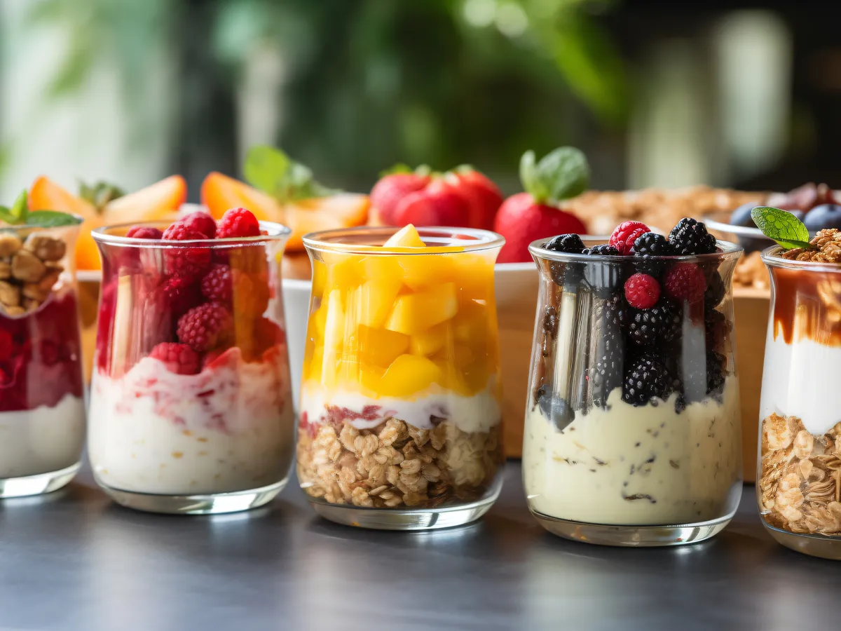 yogurt parfait station