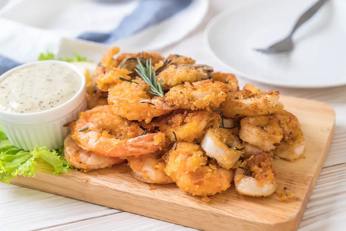 Cajun Fried Crispy Shrimp