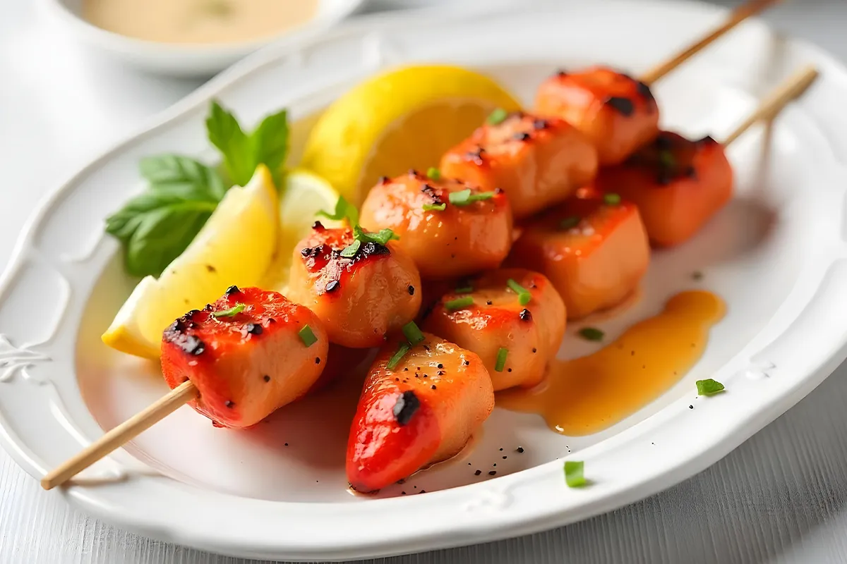 Grilled Crab Skewers for a Casual and Tasty Lunch