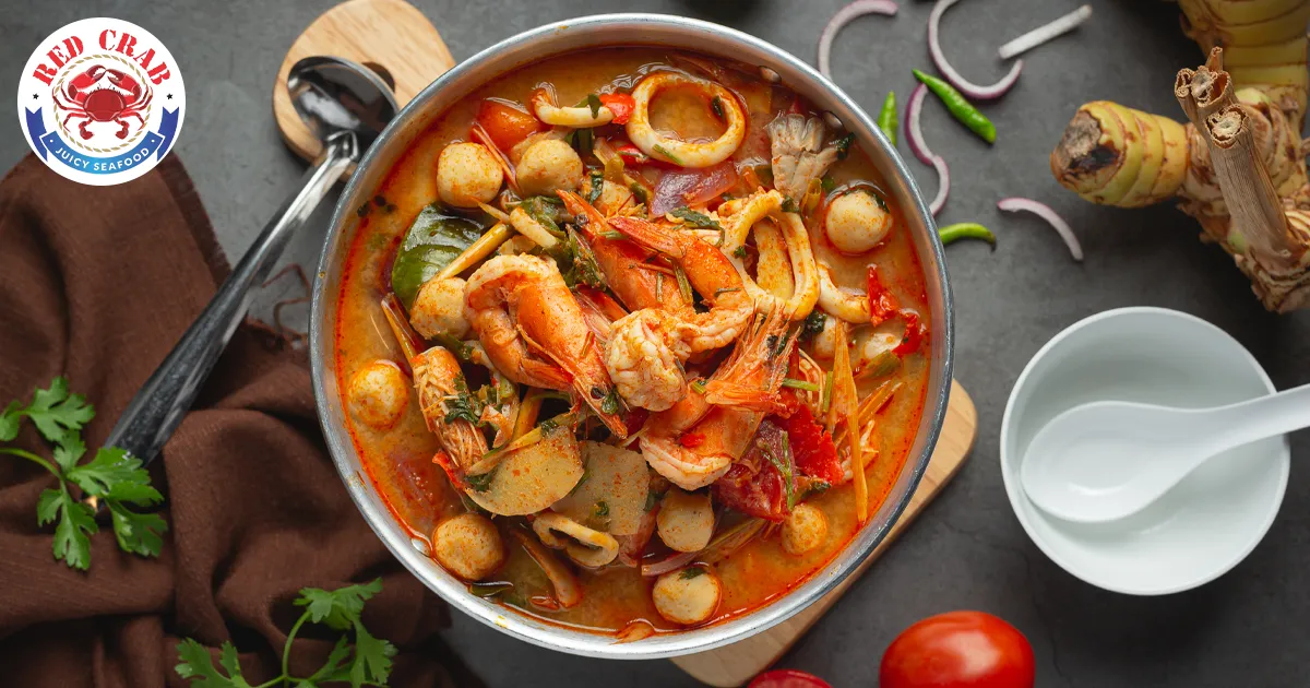 Cajun Seafood Boil with Butter Sauce