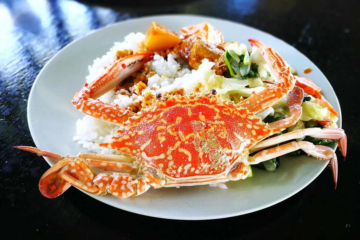 Crab Contains Copper and Phosphorus